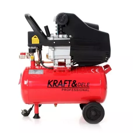 Αεροσυμπιεστής Λαδιού 24 Lt Kraft&amp;Dele KD-400 