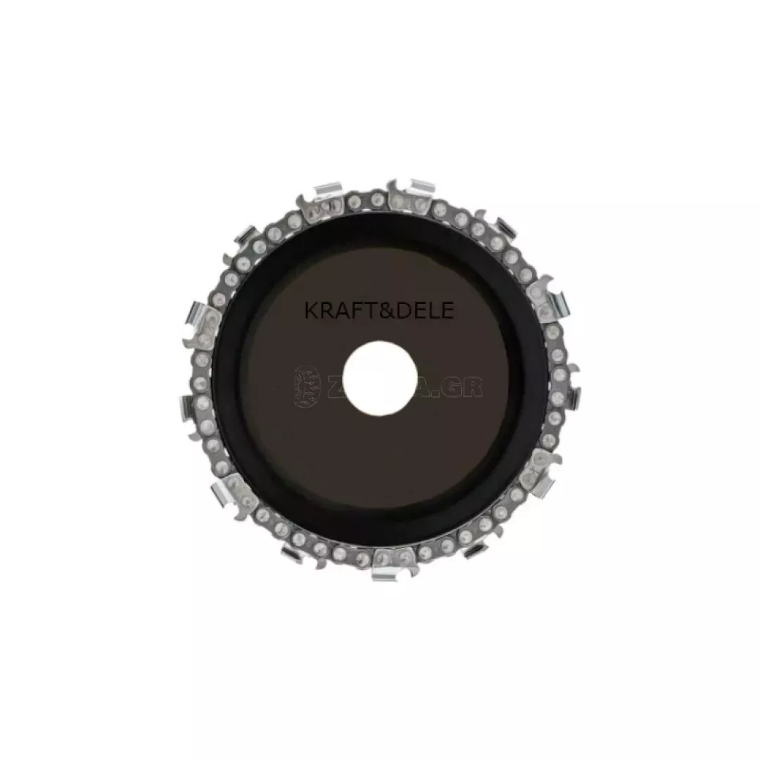 Δίσκος Κοπής Ξύλου με Αλυσίδα 125 x 22.2 mm και 14 Δόντια για Γωνιακό Τροχό Kraft&Dele KD-1060
