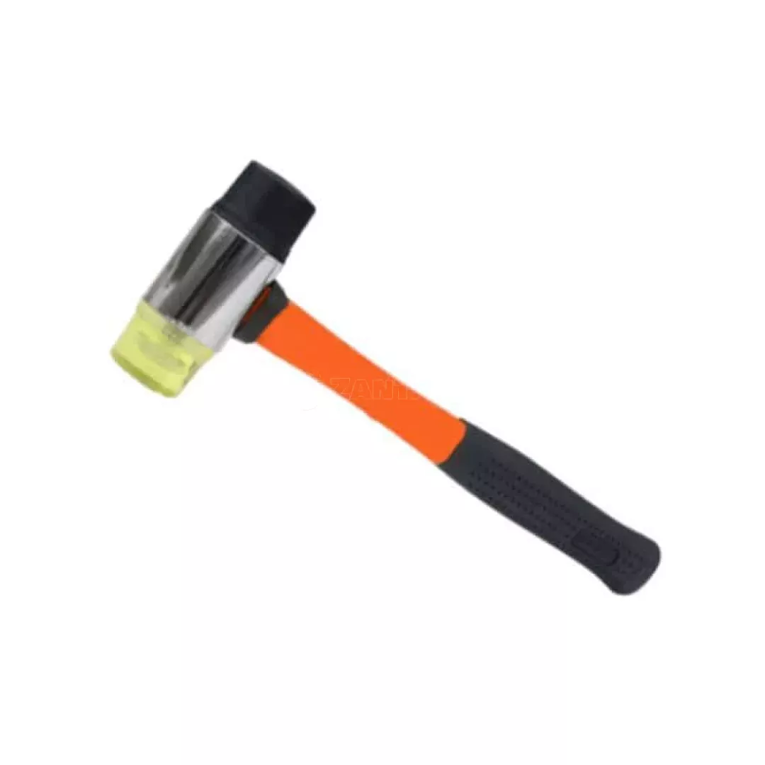 Μαλακό Σφυρί - Ματσόλα Διπλής Όψης με Λαβή Fiberglass 27 cm Kraft&Dele KD-905