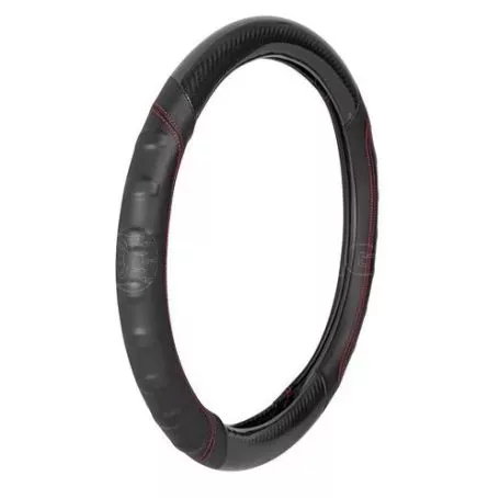 Lampa ΚΑΛΥΜΜΑ ΤΙΜΟΝΙΟΥ BULLET 37/39cm (Μ) - ΜΑΥΡΟ/ΚΟΚΚΙΝΟ - CARBON - ΔΕΡΜΑΤΙΝΗ L3297.5 