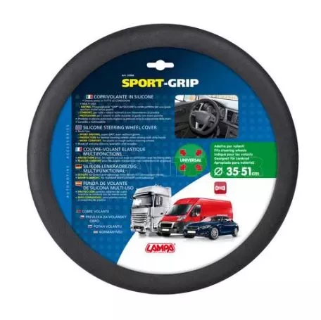 Lampa ΚΑΛΥΜΜΑ ΤΙΜΟΝΙΟΥ SPORT-GRIP ΕΛΑΣΤΙΚΟ ΣΙΛΙΚΟΝΗΣ 35-51cm LAMPA - 1 τεμ. L3298.6 