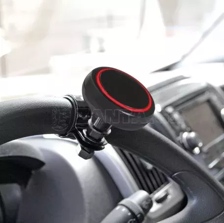 Lampa ΤΕΜΠΕΛΗΣ ΤΙΜΟΝΙΟΥ SPINNY RING 60mm ΓΙΑ ΤΙΜΟΝΙΑ ΠΑΧΟΥΣ 30>37mm (ΜΑΥΡΟ/ΚΟΚΚΙΝΗ ΡΙΓΑ) L0014.0 