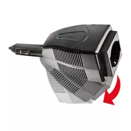 Lampa POWER INVERTER ΜΕΤΑΣΧΗΜΑΤΙΣΤΗΣ 12V>220V - Μέγιστη ισχύς 175W - Μέγιστο σημείο εκκίνησης 350W L7452.1 