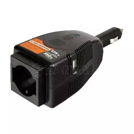 Lampa POWER INVERTER ΜΕΤΑΣΧΗΜΑΤΙΣΤΗΣ 12V>220V - Μέγιστη ισχύς 175W - Μέγιστο σημείο εκκίνησης 350W L7452.1 