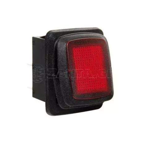 Lampa ΑΔΙΑΒΡΟΧΟΣ ΔΙΑΚΟΠΤΗΣ 10A 12/24V ΚΟΚΚΙΝΟΣ L4553.2 