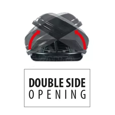 MENABO ΜΠΑΓΚΑΖΙΕΡΑ ΟΡΟΦΗΣ DIAMOND 450 DUO BLACK (ΜΑΥΡΗ/ΓΥΑΛΙΣΤΕΡΗ) MENABO 9310/MB 
