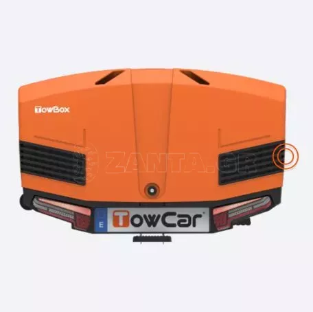 ENGANCHES ARAGON ΜΠΑΓΚΑΖΙΕΡΑ ΚΟΤΣΑΔΟΡΟΥ 400 LT TOWBOX V3 SPORT ORANGE (ΠΟΡΤΟΚΑΛΙ) ΜΕ LED ΦΑΝΑΡΙΑ TB.TV3XGJ0 
