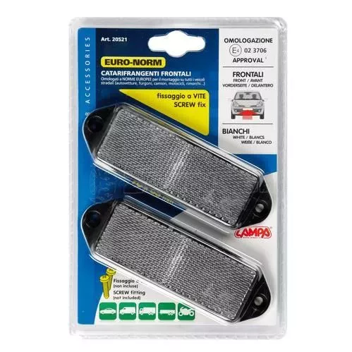 Lampa ΑΝΤΑΝΑΚΛΑΣΤΙΚΑ ΛΕΥΚΑ EURO-NORM 90x35mm 2ΤΕΜ L2052.1