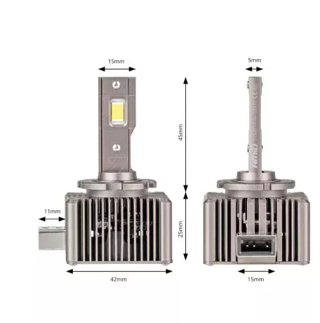 AMIO ΛΑΜΠΕΣ LED ΜΕ ΨΥΚΤΡΑ D1S/D1R 9-16V 70W 6.500K 8600lm XD SERIES AMIO - 2 ΤΕΜ. 03310/AM 
