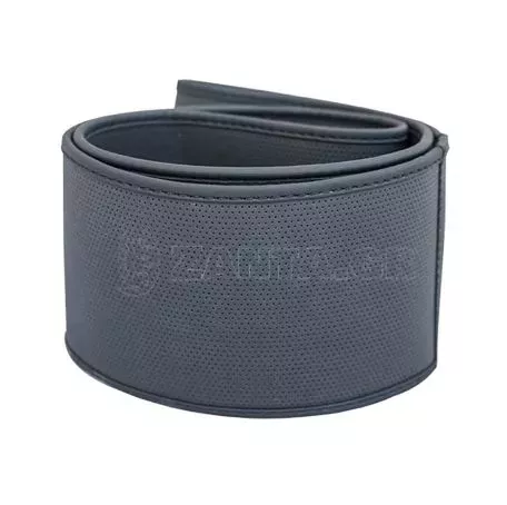 Simoni Racing ΚΑΛΥΜΜΑ ΤΙΜΟΝΙΟΥ SOFT SKIN ΜΑΥΡΟ ΟΙΚΟΛΟΓΙΚΟ ΔΕΡΜΑ ΜΕ ΦΑΡΔΟΣ 8,5cm 37>39cm SRCVT/56 