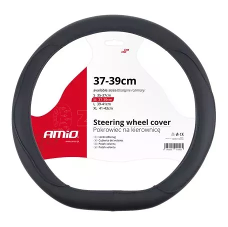 AMIO ΚΑΛΥΜΜΑ ΤΙΜΟΝΙΟΥ SWC-22-M 37-39 cm ΣΕ ΣΧΗΜΑ D ΓΙΑ ΚΟΜΜΕΝΑ ΤΙΜΟΝΙΑ ΜΑΥΡΟ/ΕΛΑΣΤΙΚΟ/ΔΕΡΜΑΤΙΝΗ AMiO - 1 ΤΕΜ. 02304/AM 