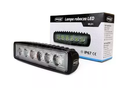 AMIO ΠΡΟΒΟΛΕΑΣ ΕΡΓΑΣΙΑΣ DAYLINE WL01 FLAT 9/60V - 18W - 6000K - 6 LED (ΛΕΥΚΟ/ΨΥΧΡΟ) - 160 Χ 43 Χ 42 mm AMiO - 1 ΤΕΜ. 01612/AM 