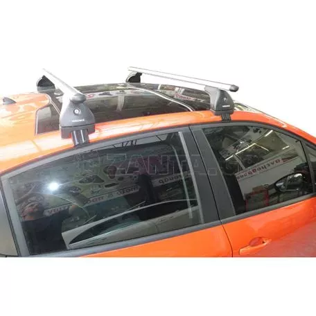 Nordrive Kit Μπάρες Αλουμινίου - Πόδια για Peugeot 208 5D 2012+ 2 τεμάχια ΜΠ.P208.03 