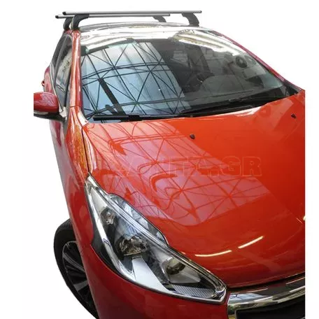 Nordrive Kit Μπάρες Αλουμινίου - Πόδια για Peugeot 208 5D 2012+ 2 τεμάχια ΜΠ.P208.03 
