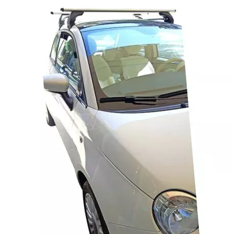 Nordrive Kit Μπάρες Αλουμινίου- Πόδια για FIAT 500 2007+ 2 τεμάχια ΜΠ.FI.500.03 