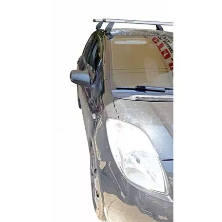 MENABO Kit Μπάρες Αλουμινίου - Πόδια για Toyota Yaris 2005-2010 2 τεμάχια ΜΠ.TYARIS.08 