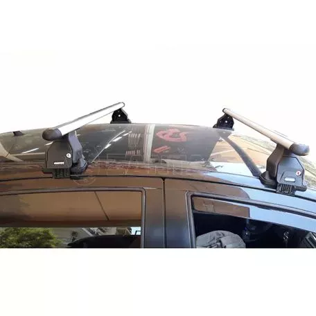 MENABO Kit Μπάρες Αλουμινίου - Πόδια για Toyota Yaris 2005-2010 2 τεμάχια ΜΠ.TYARIS.08 