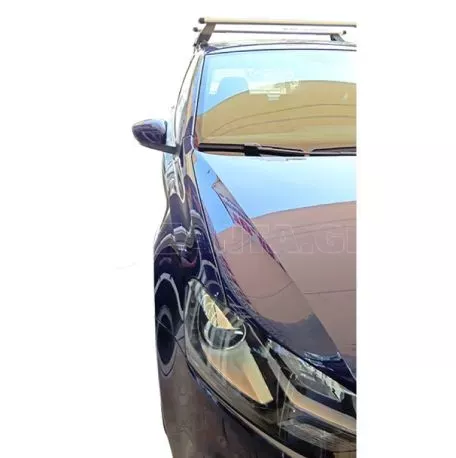 MENABO Kit Μπάρες Αλουμινίου - Πόδια για Volkswagen Polo 3d 2008+  2 τεμάχια ΜΠ.VWPOLO.12 