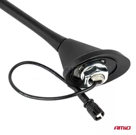AMIO ΚΕΡΑΙΑ ΟΡΟΦΗΣ ANT09 23.4 cm ΜΕ ΚΑΛΩΔΙΟ 20cm ΚΑΙ ΦΙΣΑ RAKU-2 UNIVERSAL ΜΑΥΡΗ ΑΜΙΟ - 1 ΤΕΜ. 04153/AM 