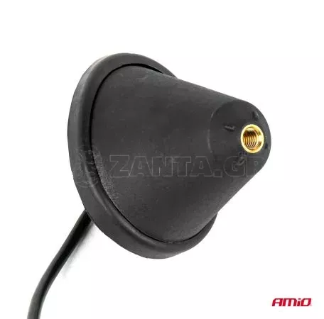 AMIO ΚΕΡΑΙΑ ΟΡΟΦΗΣ ANT09 23.4 cm ΜΕ ΚΑΛΩΔΙΟ 20cm ΚΑΙ ΦΙΣΑ RAKU-2 UNIVERSAL ΜΑΥΡΗ ΑΜΙΟ - 1 ΤΕΜ. 04153/AM 
