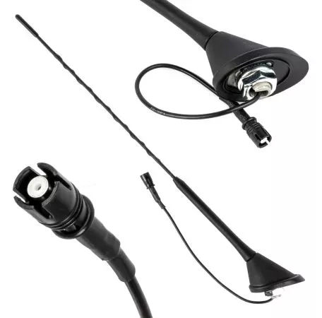 AMIO ΚΕΡΑΙΑ ΟΡΟΦΗΣ ANT11 45.4 cm ΜΕ ΚΑΛΩΔΙΟ 20cm ΚΑΙ ΦΙΣΑ RAKU-2 UNIVERSAL ΜΑΥΡΗ ΑΜΙΟ - 1 ΤΕΜ. 04155/AM 