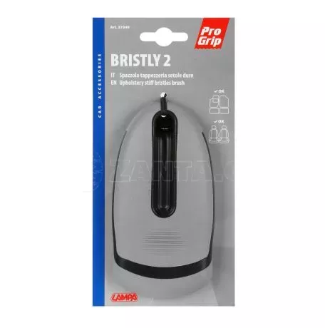 Lampa ΒΟΥΡΤΣΑ ΚΑΘΑΡΙΣΜΟΥ ΧΕΙΡΟΣ BRISTLY 2 PRO-GRIP ΚΑΤΑΛΛΗΛΗ ΓΙΑ ΚΑΘΙΣΜΑΤΑ/ΠΑΤΑΚΙΑ ΓΚΡΙ-ΜΑΥΡΟ LAMPA  - 1 ΤΕΜ. L3734.9 