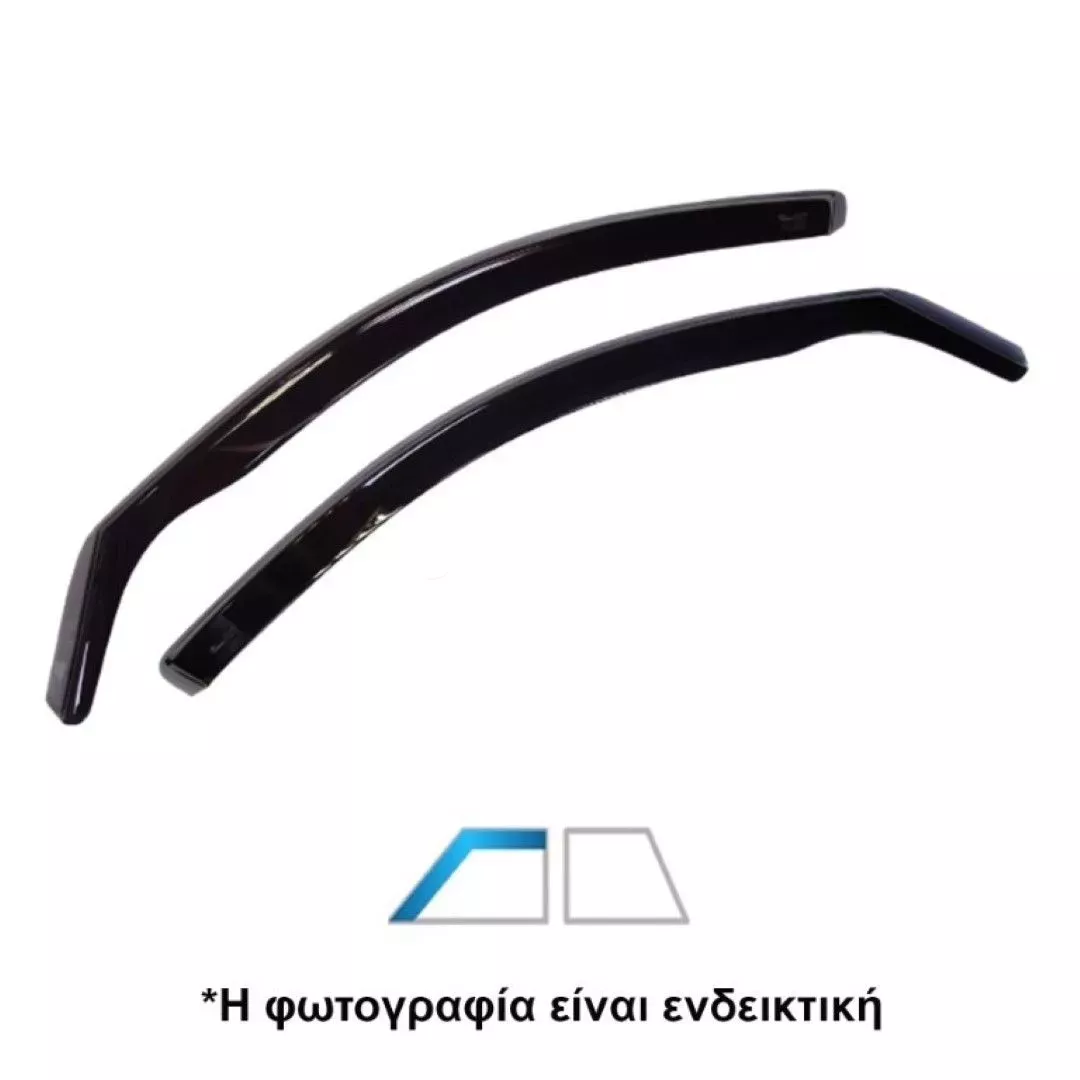 Heko ΑΝΕΜΟΘΡΑΥΣΤΕΣ ΑΥΤΟΚΙΝΗΤΟΥ ΓΙΑ TOYOTA HILUX 4D 2016+ ΖΕΥΓΑΡΙ ΑΠΟ ΕΥΚΑΜΠΤΟ ΦΙΜΕ ΠΛΑΣΤΙΚΟ HEKO - 2 ΤΕΜ. ΑΝΕΜ.29642