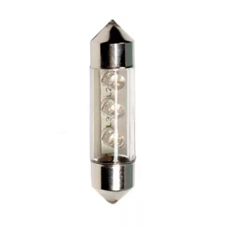 Lampa ΛΑΜΠΑΚΙΑ ΠΛΑΦΟΝΙΕΡΑΣ C5W 12V SV8,5-8 10x35 3LED ΚΟΚΚΙΝΟ BLISTER 2ΤΕΜ. L5839.0 