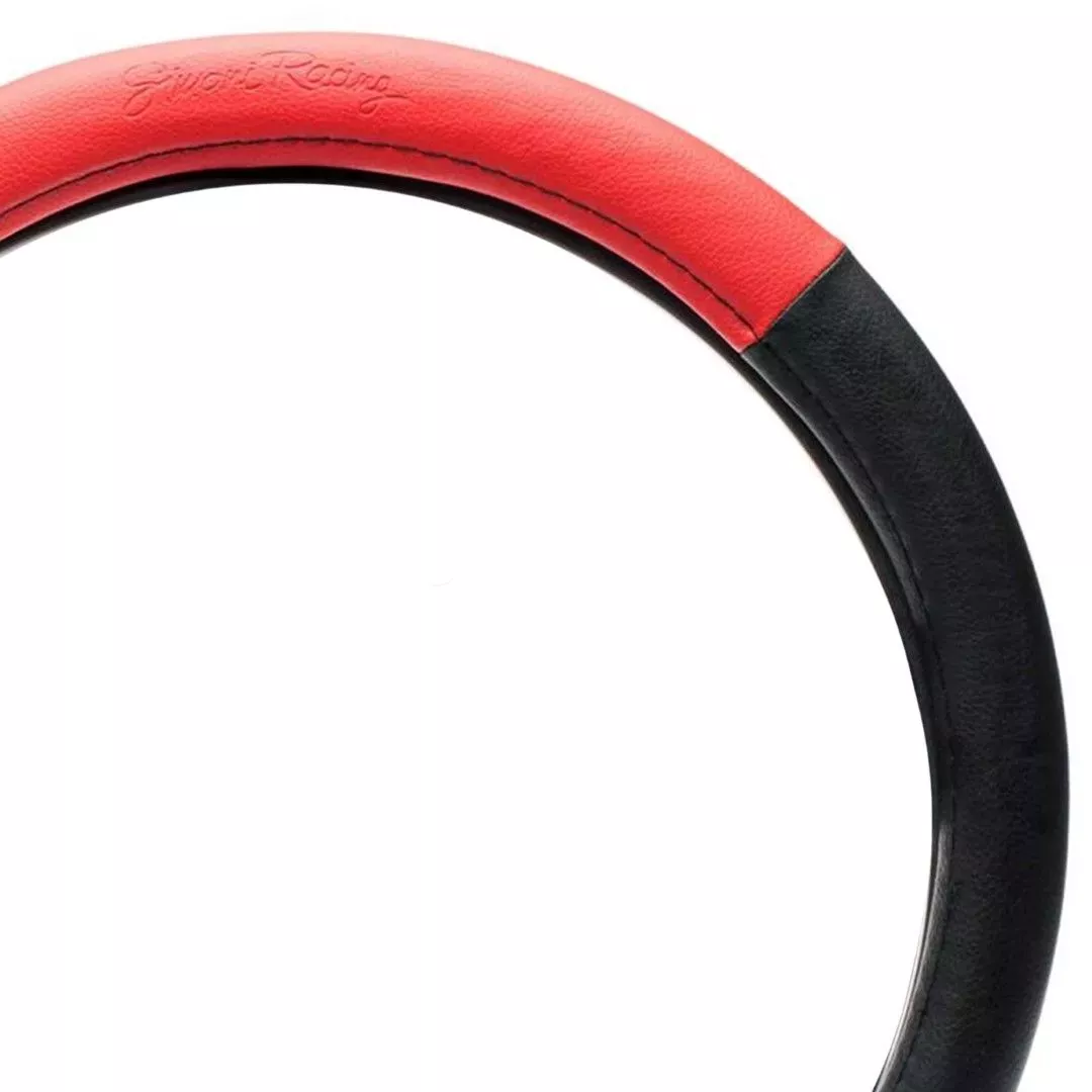 Simoni Racing ΚΑΛΥΜΜΑ ΤΙΜΟΝΙΟΥ TROPHY 1 37-39 cm (ΜΑΥΡΟ/ΚΟΚΚΙΝΟ ΔΕΡΜΑΤΙΝΗ) SRCVT/1R
