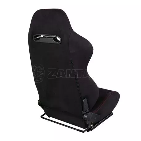 Simoni Racing ΚΑΘΙΣΜΑ MIKY 54 X 88 cm ΜΕ ΑΝΑΚΛΙΣΗ (ΜΑΥΡΟ ΒΕΛΟΥΡ ΜΕ ΚΟΚΚΙΝΕΣ ΡΑΦΕΣ) 1TEM. ΚΑΘSRSRS/8N 
