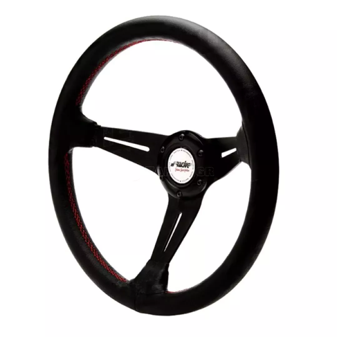 Simoni Racing ΤΙΜΟΝΙ CLASS ΤΡΙΑΚΤΙΝΟ ΜΕ ΚΟΚΚΙΝΗ ΡΙΓΑ 350mm ΜΕ ΒΑΘΟΣ 6cm SRCLASS