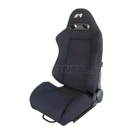 Simoni Racing ΚΑΘΙΣΜΑ LANDO ΑΝΑΚΛΙΝΟΜΕΝΟ ΜΑΥΡΟ ΣΟΥΕΤ ΜΕ ΣΙΔΗΡΟΔΡΟΜΟ 1 ΤΕΜ SRSRS/14 
