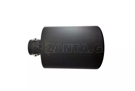 Simoni Racing ΑΚΡΟ (ΜΠΟΥΚΑ) ΕΞΑΤΜΙΣΗΣ ΜΑΥΡΟ ΜΑΤ Φ37-54 mm (ΜΗΚΟΣ 255 mm/ΔΙΑΜΕΤΡΟΣ ΕΞΩΤΕΡΙΚΗ 150x100mm) SIMONI RACING  - 1 τεμ. SRTRX/33N 