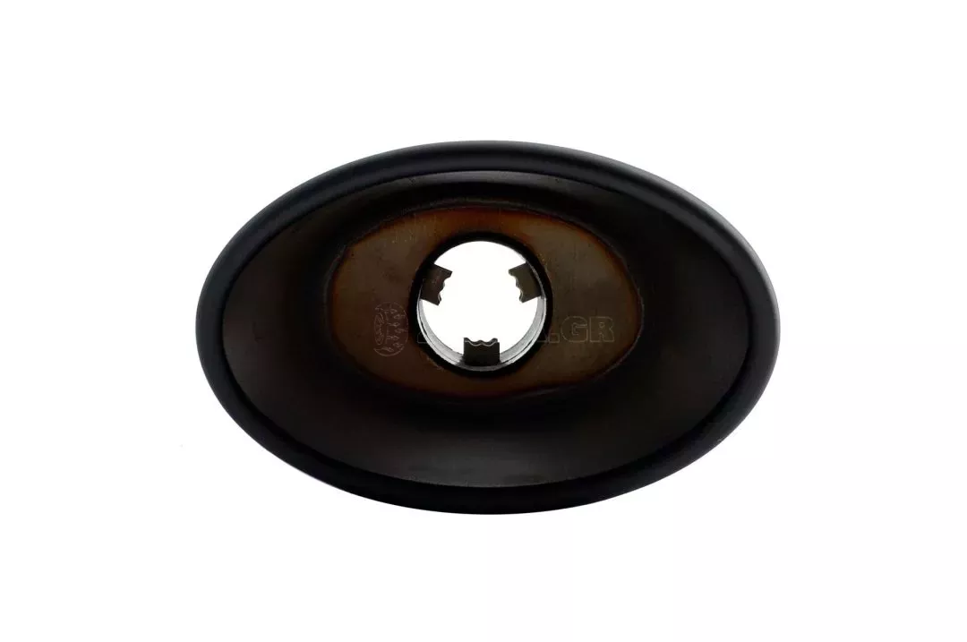 Simoni Racing ΑΚΡΟ (ΜΠΟΥΚΑ) ΕΞΑΤΜΙΣΗΣ ΜΑΥΡΟ ΜΑΤ Φ37-54 mm (ΜΗΚΟΣ 255 mm/ΔΙΑΜΕΤΡΟΣ ΕΞΩΤΕΡΙΚΗ 150x100mm) SIMONI RACING - 1 τεμ. SRTRX/33N