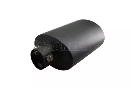 Simoni Racing ΑΚΡΟ (ΜΠΟΥΚΑ) ΕΞΑΤΜΙΣΗΣ ΜΑΥΡΟ ΜΑΤ Φ37-54 mm (ΜΗΚΟΣ 255 mm/ΔΙΑΜΕΤΡΟΣ ΕΞΩΤΕΡΙΚΗ 150x100mm) SIMONI RACING  - 1 τεμ. SRTRX/33N 