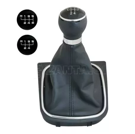 Simoni Racing VW GOLF 5 2003> / GOLF 6 2008> / ΠΟΜΟΛΟ ΜΕ ΕΝΔΕΙΞΗ 6 ΤΑΧΥΤΗΤΩΝ & ΜΑΥΡΗ ΦΟΥΣΚΑ ΣΕ ΠΛΑΙΣΙΟ SRPO1