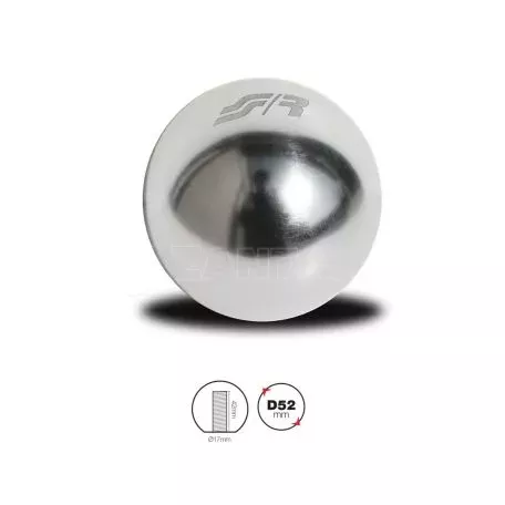 Simoni Racing ΠΟΜΟΛΟ ΤΑΧΥΤΗΤΩΝ GLOBE ΧΡΩΜΙΟ 52mm SRGLO