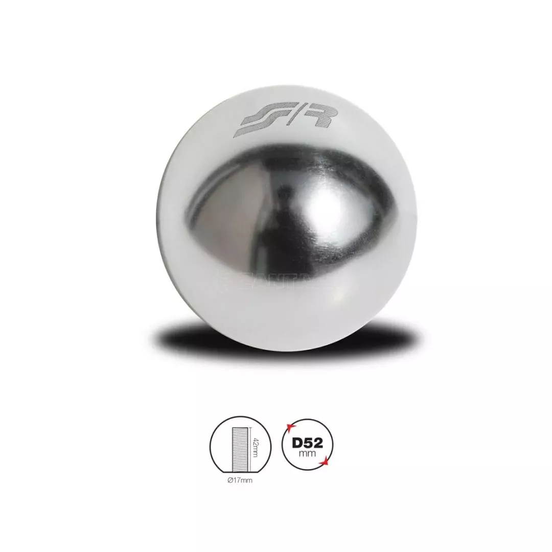 Simoni Racing ΠΟΜΟΛΟ ΤΑΧΥΤΗΤΩΝ GLOBE ΧΡΩΜΙΟ 52mm SRGLO