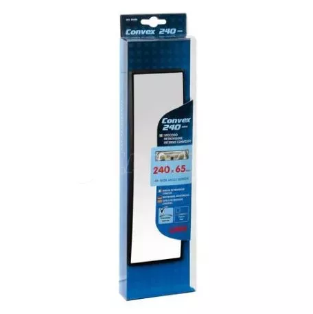 Lampa ΚΑΘΡΕΦΤΗΣ ΕΣΩΤΕΡΙΚΟΣ ΠΙΑΣΤΟΣ CONVEX 240x65mm ΚΥΡΤΟΣ 53>80mm L6549.6 
