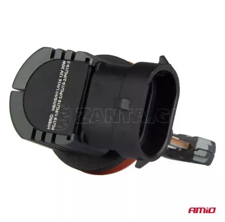 AMIO ΛΑΜΠΕΣ LED H8/Η9/Η11/Η16 12V 60W 6.000K 5.600lm +400% LED CAN-BUS HYBRID SERIES AMIO - 2 ΤΕΜ. 04116/AM 