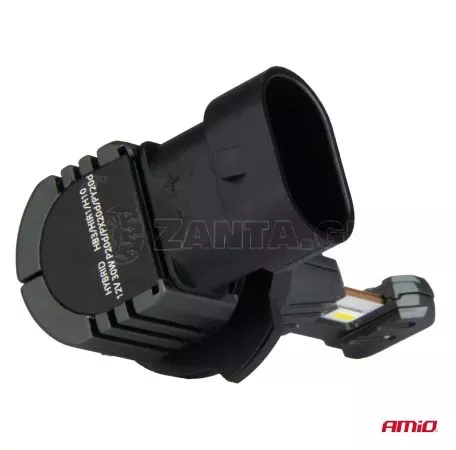 AMIO ΛΑΜΠΕΣ LED HΒ3 9005 / HIR1 / H10 12V 60W 6.000K 5.600lm +400% LED CAN-BUS HYBRID SERIES AMIO - 2 ΤΕΜ. 04117/AM 