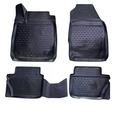 Novline ΜΑΡΚΕ ΠΑΤΑΚΙΑ ΣΕ ΣΚΑΦΗ TPE ΛΑΣΤΙΧΟ ΓΙΑ FORD FIESTA 4D / 5D 2008-2017  ΣΕ ΜΑΥΡΟ ΧΡΩΜΑ NOVLINE - 4 ΤΕΜ. EXP.1624172/NV 