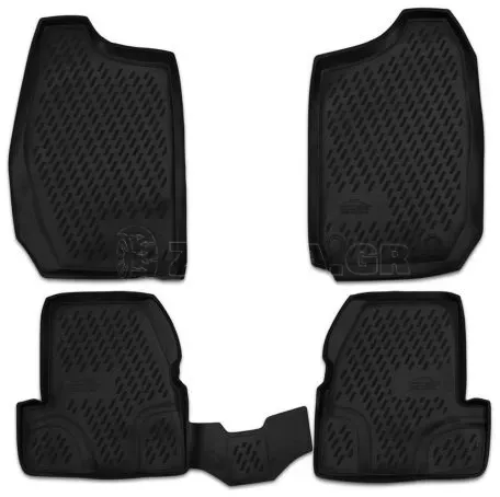 Novline ΜΑΡΚΕ ΠΑΤΑΚΙΑ ΣΕ ΣΚΑΦΗ TPE ΛΑΣΤΙΧΟ ΓΙΑ SUZUKI JIMNY 3D 2001-2018  ΣΕ ΜΑΥΡΟ ΧΡΩΜΑ NOVLINE - 4 ΤΕΜ. CARSZK00013/NV 