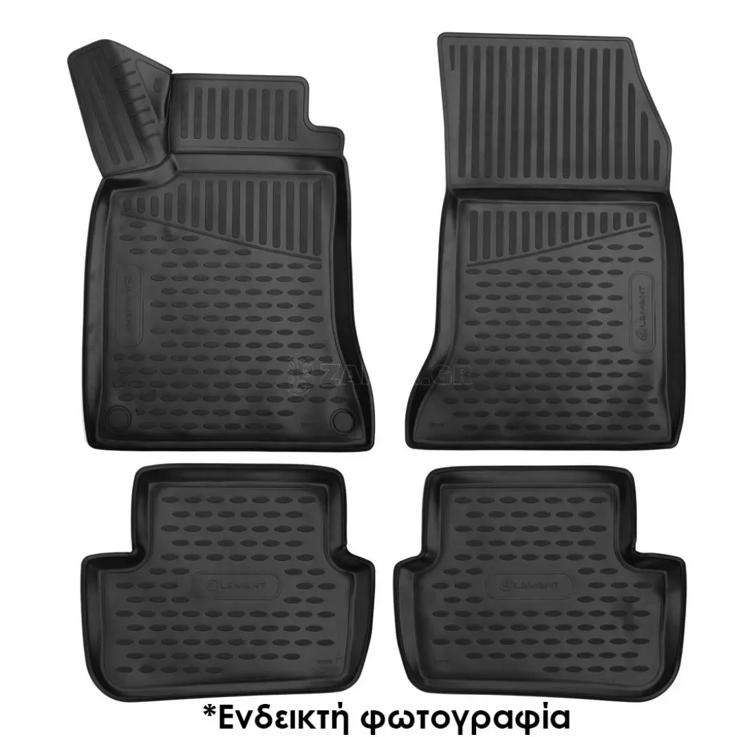 Novline ΜΑΡΚΕ ΠΑΤΑΚΙΑ ΣΕ ΣΚΑΦΗ TPE ΛΑΣΤΙΧΟ ΓΙΑ TOYOTA IQ 01/2009+ ΣΕ ΜΑΥΡΟ ΧΡΩΜΑ NOVLINE - 4 ΤΕΜ. NLC.48.23.210K/NV