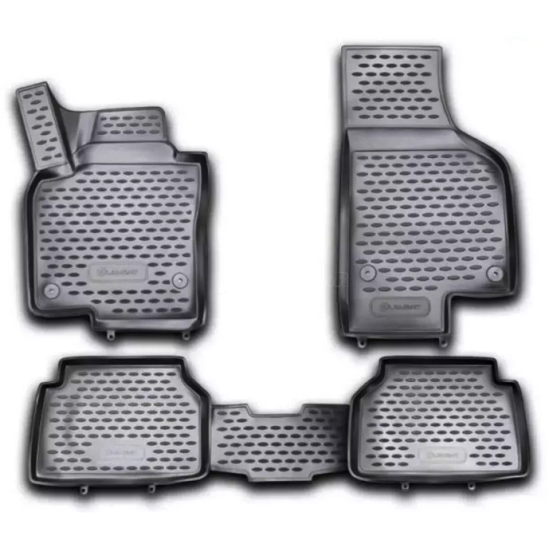 Novline ΜΑΡΚΕ ΠΑΤΑΚΙΑ ΣΕ ΣΚΑΦΗ TPE ΛΑΣΤΙΧΟ ΓΙΑ VW TIGUAN 12/2007-2016 ΣΕ ΜΑΥΡΟ ΧΡΩΜΑ NOVLINE - 4 ΤΕΜ. NLC.51.21.210KH/NV