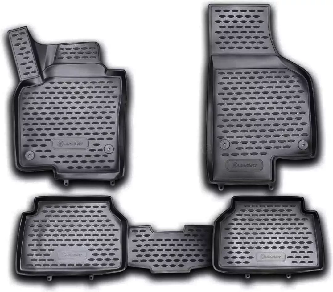Novline ΜΑΡΚΕ ΠΑΤΑΚΙΑ ΣΕ ΣΚΑΦΗ TPE ΛΑΣΤΙΧΟ ΓΙΑ VW TIGUAN 5D 10/2007-2016 ΣΕ ΜΑΥΡΟ ΧΡΩΜΑ NOVLINE - 4 ΤΕΜ. EXP.NLC.3D.51.21.210KH/NV