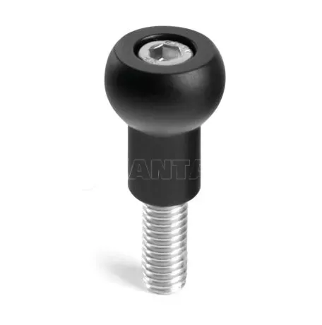 Optiline Βιδωτή Βάση Στήριξης Κινητού M8 Screw της σειράς Optiline για τις Βίδες στα Καβαλέτα ή στους Διακόπτες στο Τιμόνι Μηχανής με σπείρωμα M8 και σύστημα Duolock, συμβατή με Θή 