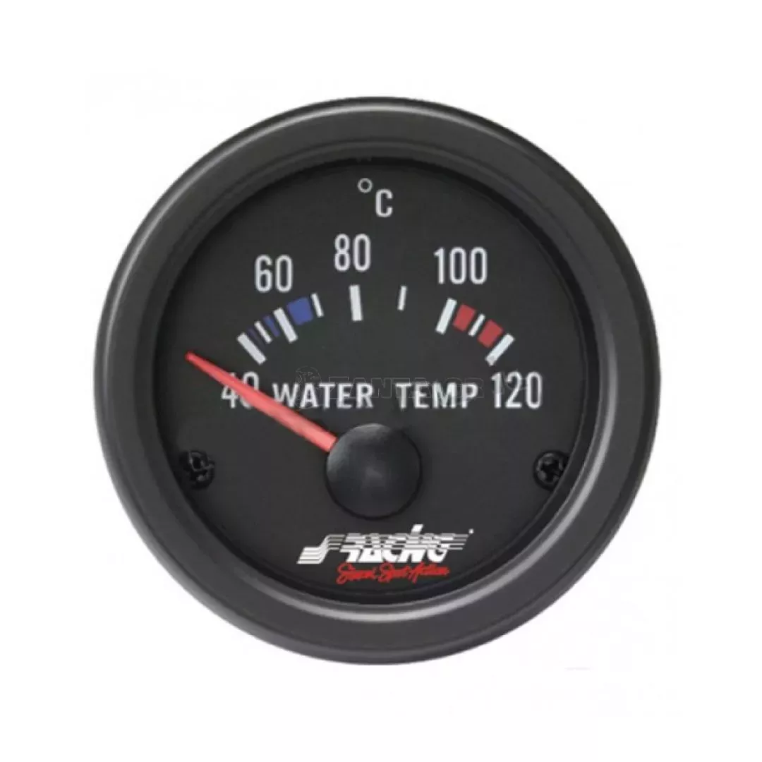 Simoni Racing ΘΕΡΜΟΚΡΑΣΙΑ ΝΕΡΟΥ ΜΑΥΡΟ 52mm 2'' BLACK LINE ΟΡΓ/WT/B