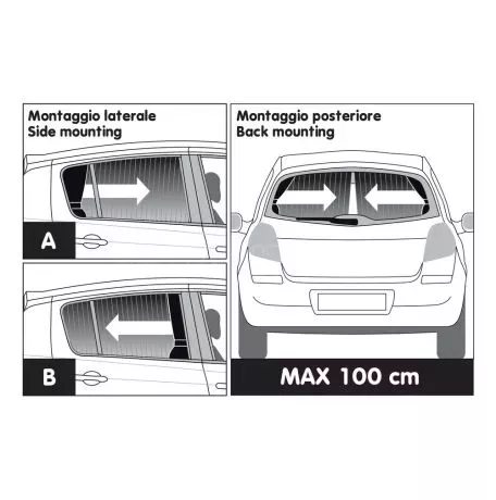 Lampa ΚΟΥΡΤΙΝΑΚΙΑ ΠΛΑΙΝΑ LIMOUSINE (S) 32/37x60cm 2ΤΕΜ. L6680.5 