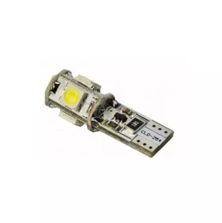 M-tech ΛΑΜΠΑ W5W 5xSMD 5050 CAN-BUS 12V ΛΕΥΚΗ 2ΤΕΜ LB321W/MT 